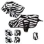 Crafty Snuggle Rug Set - Zebra